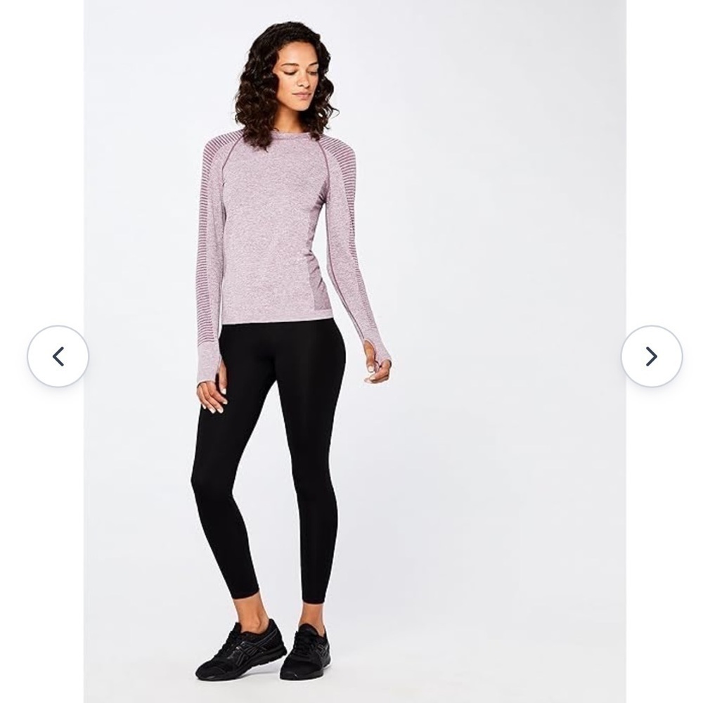 AURIQUE Women's Seamless Long Sleeve Sports Top